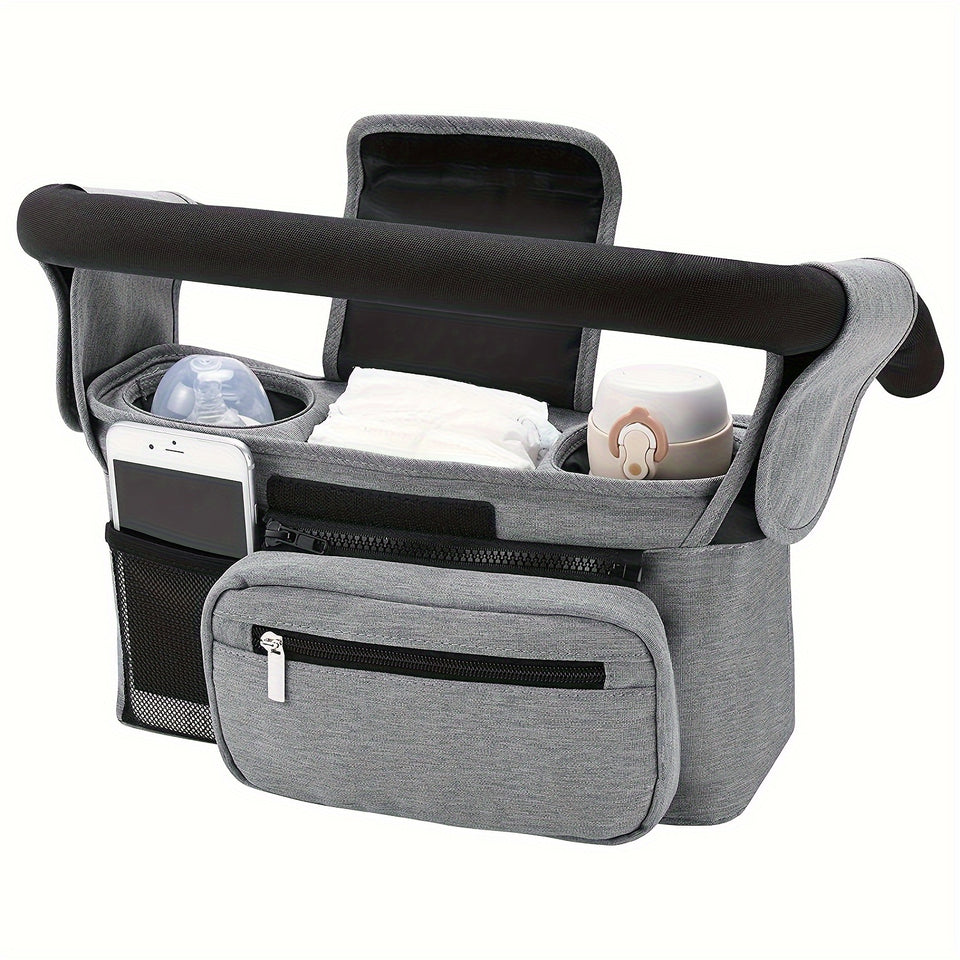 Multi-Compartment Stroller Storage Bag - PrimeandBeauty