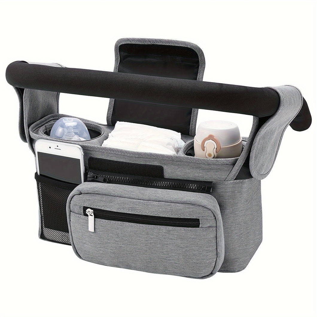 Multi-Compartment Stroller Storage Bag - PrimeandBeauty