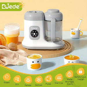 Youngsters Food Maker - Auto Cooking, One Button Control | Processor Steamer Puree Blender for Healthy Homemade Food, White - PrimeandBeauty