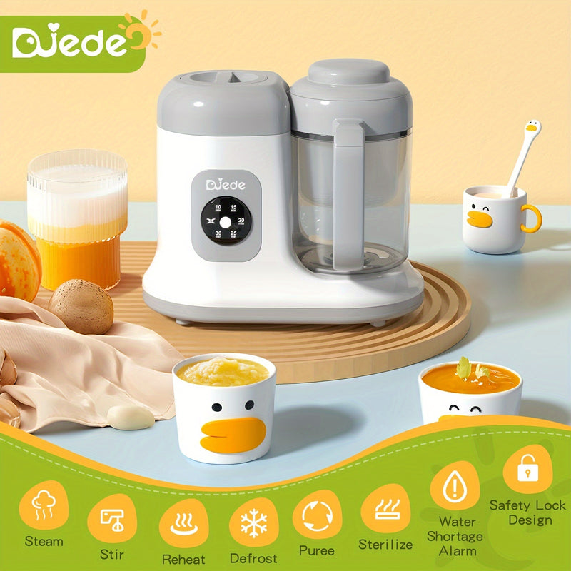 Youngsters Food Maker - Auto Cooking, One Button Control | Processor Steamer Puree Blender for Healthy Homemade Food, White - PrimeandBeauty