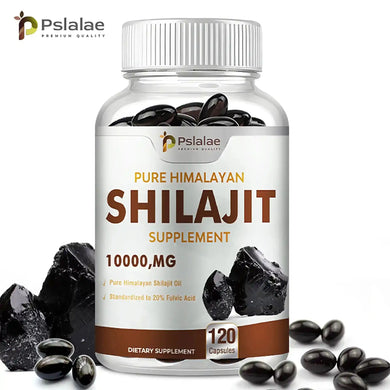 Shilajit Supplements - Enhance Nutrient Absorption and Promote Detoxification, Relieve Stress - 120 Capsules - PrimeandBeauty