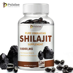 Shilajit Supplements - Enhance Nutrient Absorption and Promote Detoxification, Relieve Stress - 120 Capsules - PrimeandBeauty