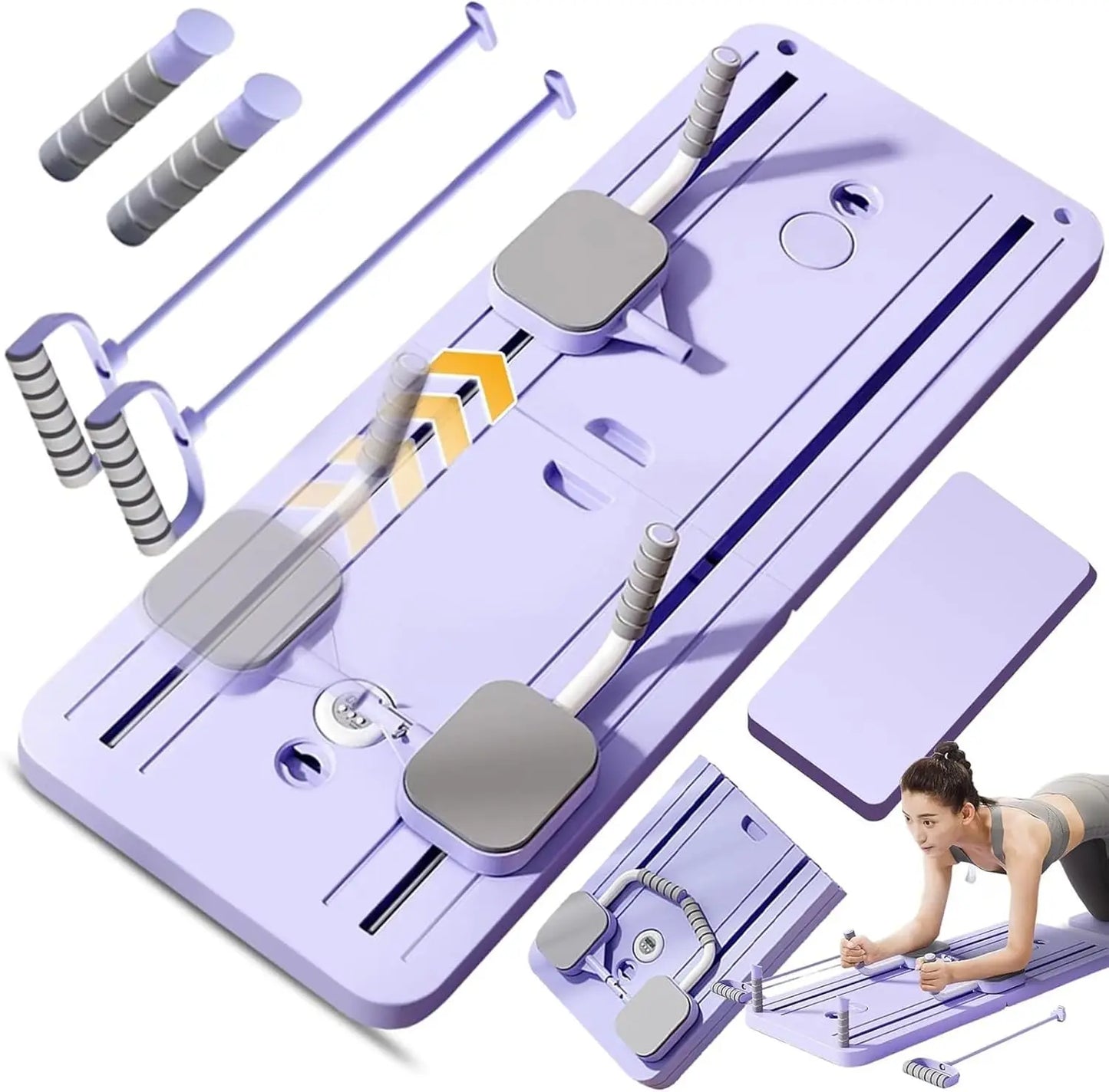U.S FAST SHIPPING!!! Adjustable Pilates Board, Home Workout | Ab & Push-up Workout Board- Yoga - PrimeandBeauty