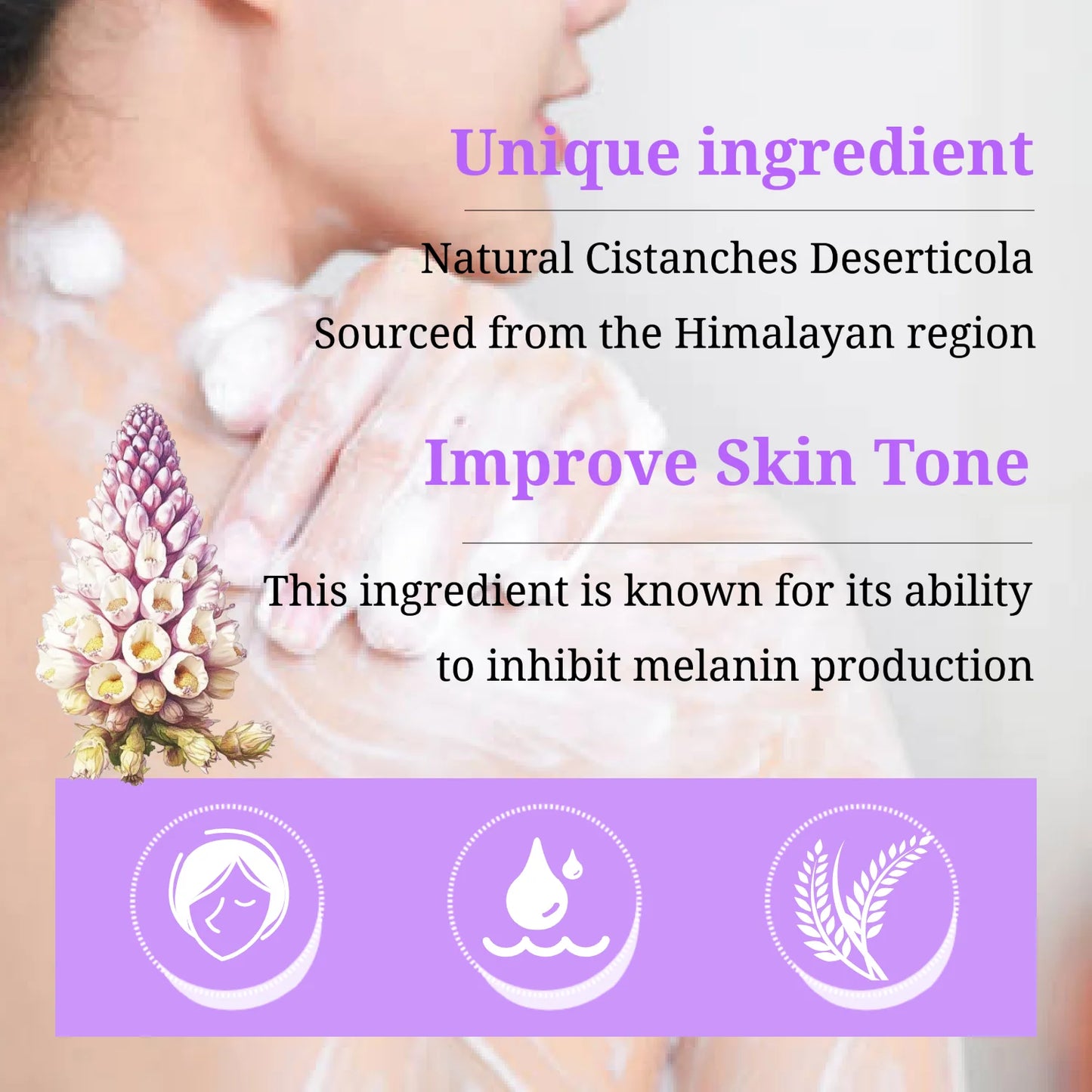 Moisturized Skin Bar Soap, Herbal Soap Infused with Tibetan Natural Cistanche Deserticola Extract and Sodium Hyaluronate - PrimeandBeauty
