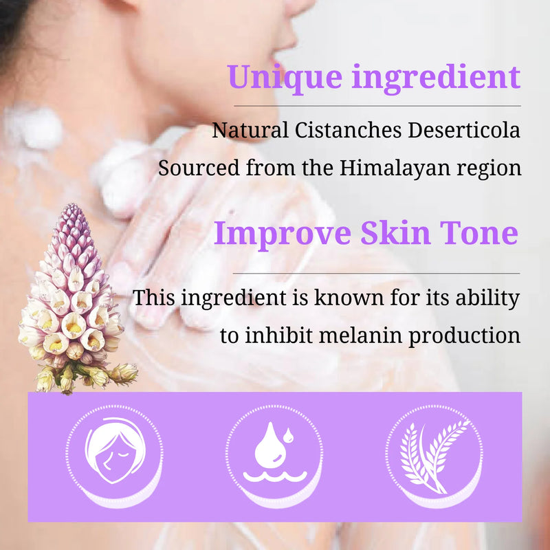 Moisturized Skin Bar Soap, Herbal Soap Infused with Tibetan Natural Cistanche Deserticola Extract and Sodium Hyaluronate - PrimeandBeauty