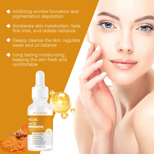 West Month Turmeric Acid Hydrating Skin Natural Shine Moisturizing Facial Essence