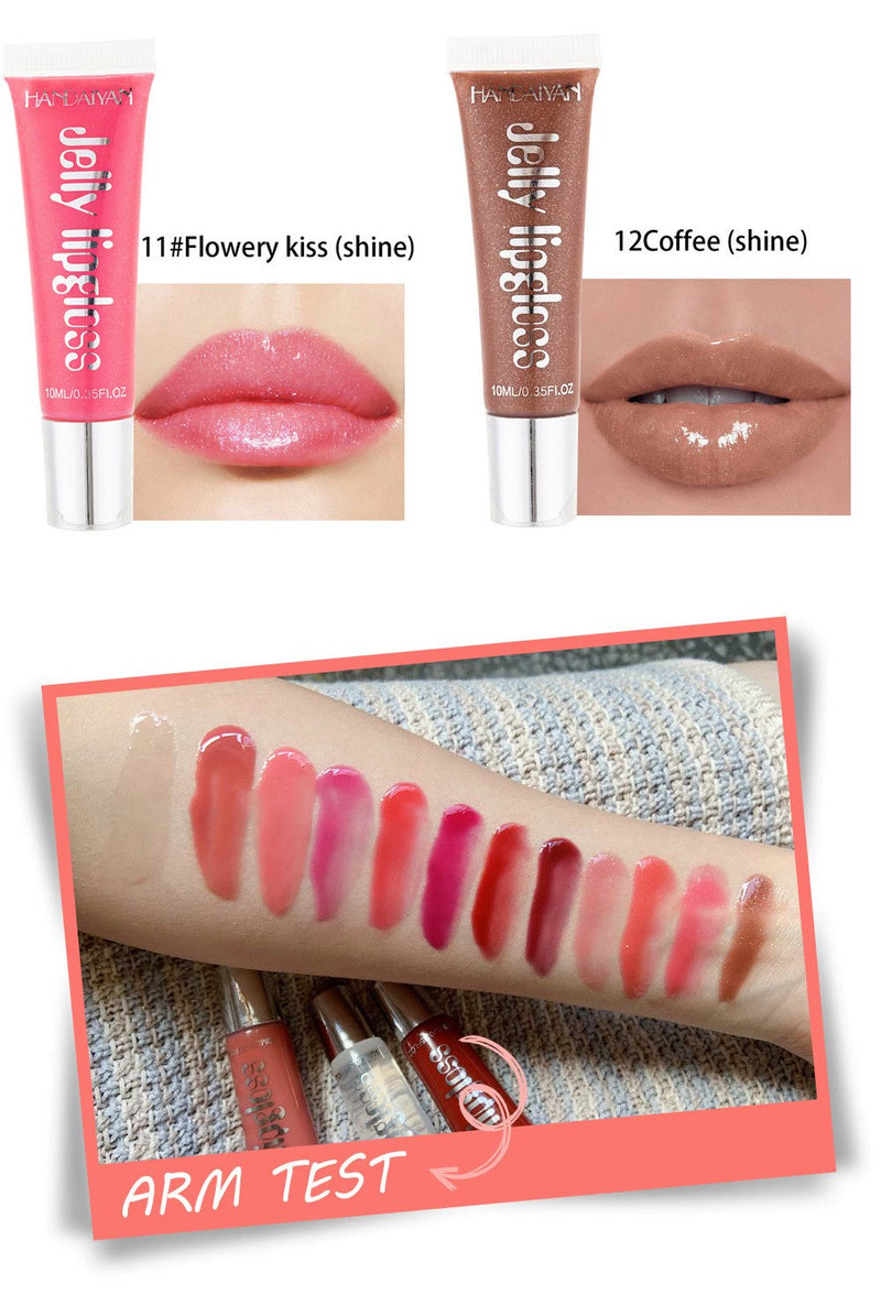 Candy Color Moisturizing Lip Gloss with Mirror Finish