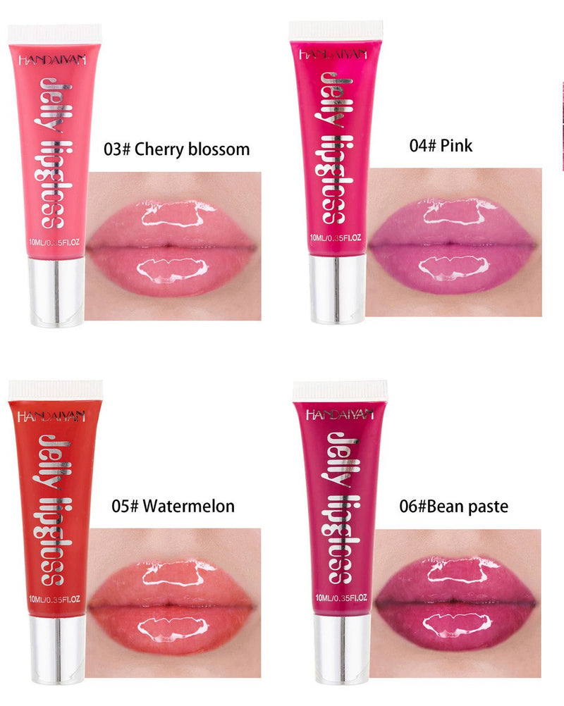 Candy Color Moisturizing Lip Gloss with Mirror Finish