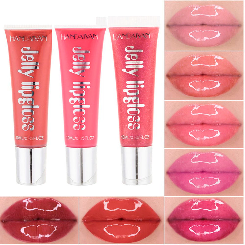 Candy Color Moisturizing Lip Gloss with Mirror Finish