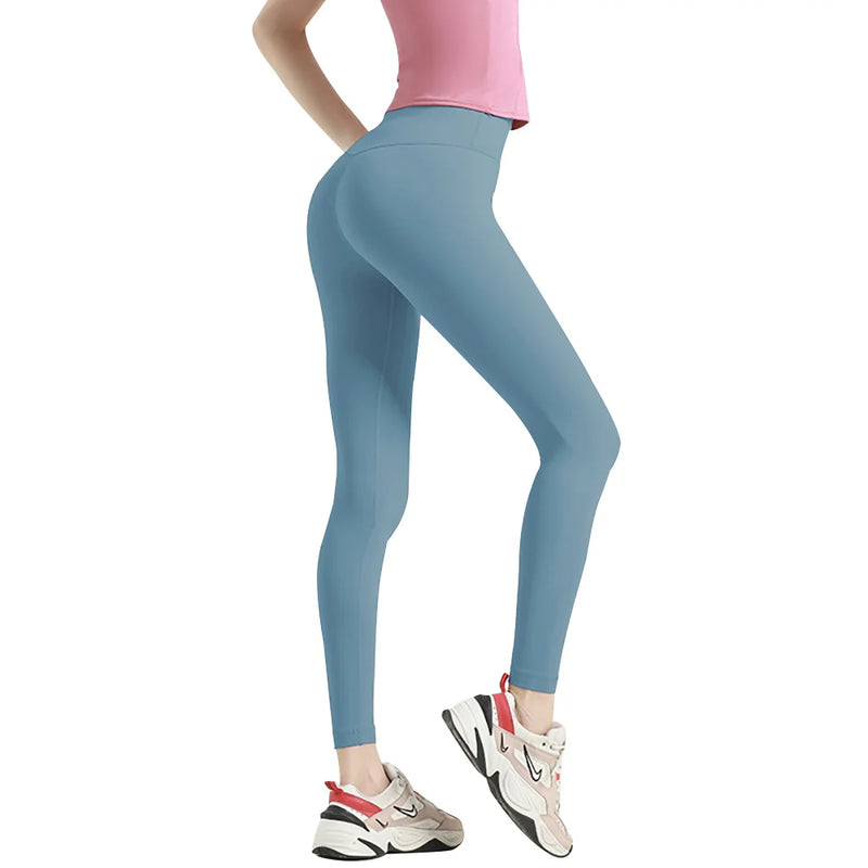 High Waist Yoga Pants Leggings Women Soft Stretchy Sportswear Workout Running Tights Summer Fitness Pants Push Up Gym Workouts - PrimeandBeauty