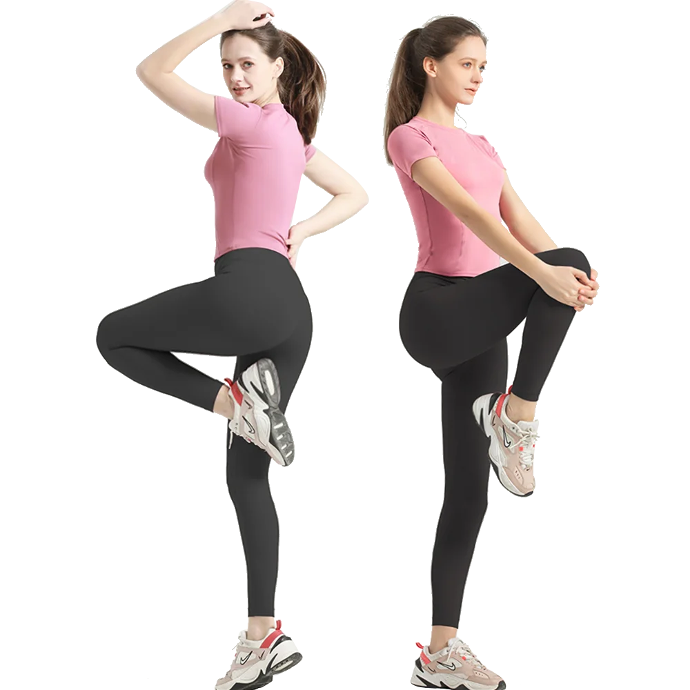 High Waist Yoga Pants Leggings Women Soft Stretchy Sportswear Workout Running Tights Summer Fitness Pants Push Up Gym Workouts - PrimeandBeauty