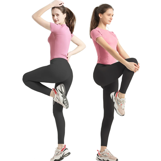 High Waist Yoga Pants Leggings Women Soft Stretchy Sportswear Workout Running Tights Summer Fitness Pants Push Up Gym Workouts - PrimeandBeauty