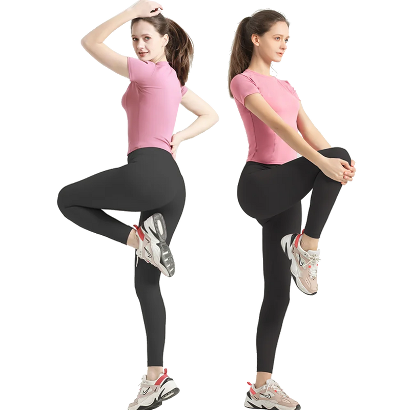High Waist Yoga Pants Leggings Women Soft Stretchy Sportswear Workout Running Tights Summer Fitness Pants Push Up Gym Workouts - PrimeandBeauty