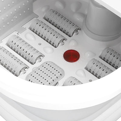 Foot Massager Spa Soaker Foot Soak Tub Smart Foldable 420W 8L Large Capacity Heating Foot Massager Spa Soaker with 8 Set Rollers - PrimeandBeauty