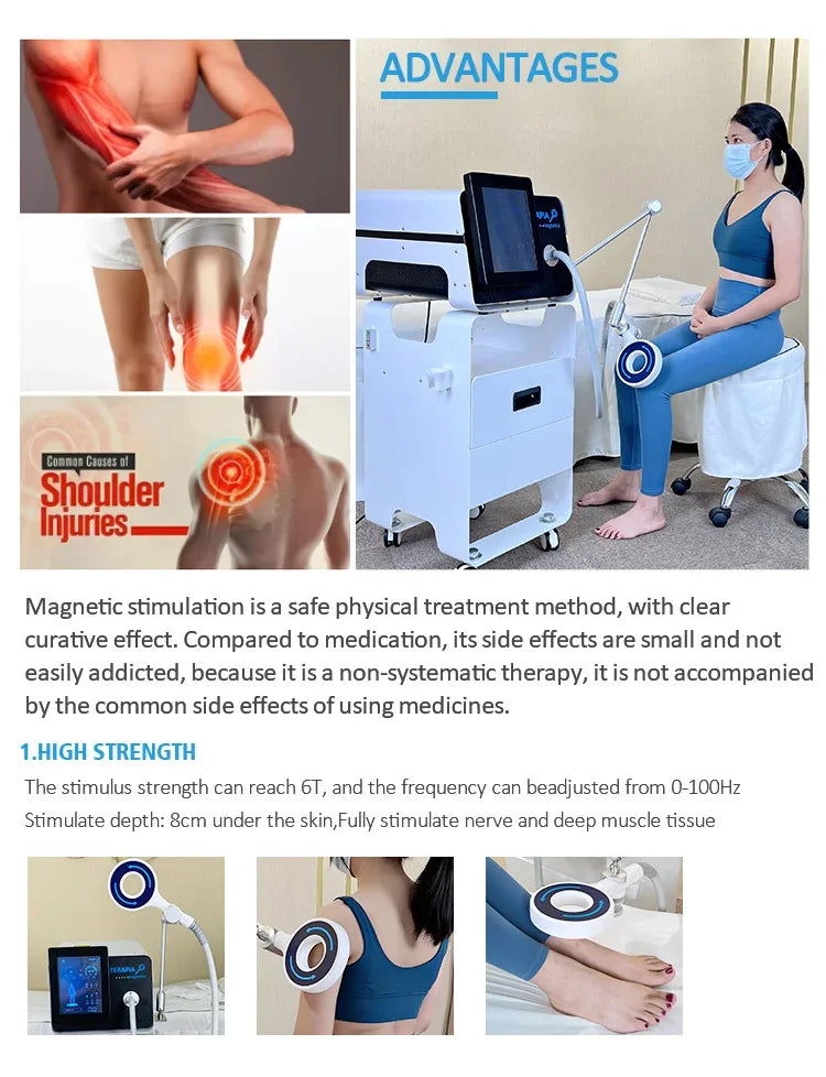 A Professional Non-Invasive Beauty Device For Relieving Body Pain And Muscle Relaxation Through Magnetic Therapy And Massage - PrimeandBeauty