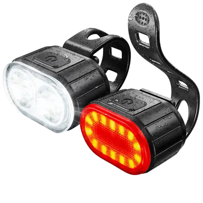 Heinast Bike Lighting Front and Rear Lights Bicycle Lamp Led Cycling Light Bike Flashlight for Bicycle Front Taillight Lantern - PrimeandBeauty