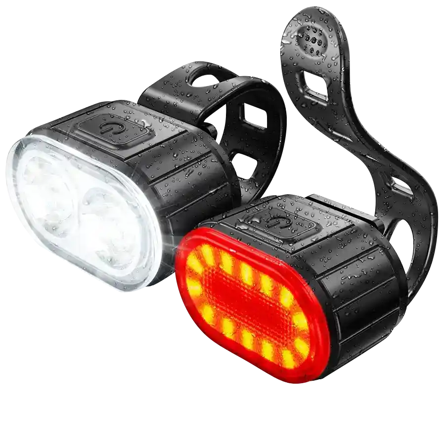 Heinast Bike Lighting Front and Rear Lights Bicycle Lamp Led Cycling Light Bike Flashlight for Bicycle Front Taillight Lantern - PrimeandBeauty
