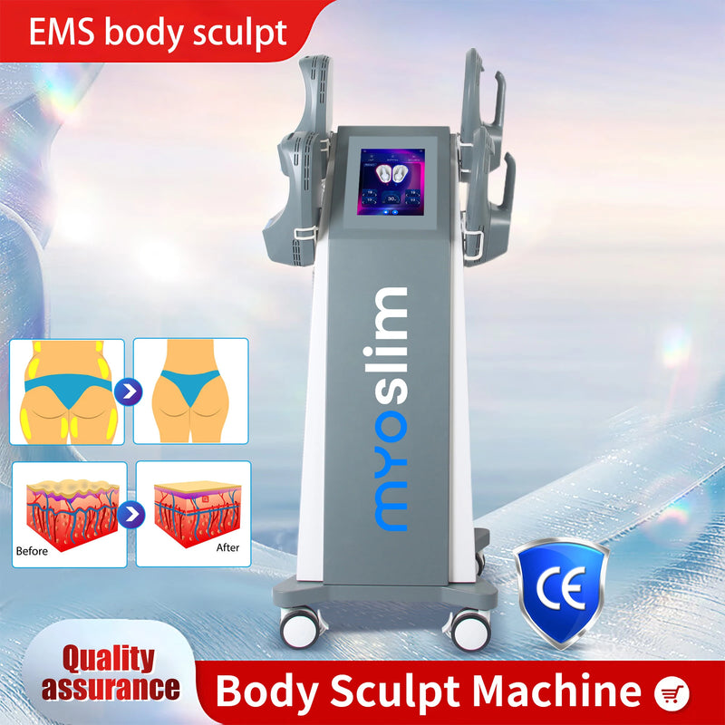 RF MYOslim Sculpt Machine New 6500W EMS Body Sculpting Muscle Stimulation Fat Slimming 15 Electromagnetic Weight Loss Technology - PrimeandBeauty