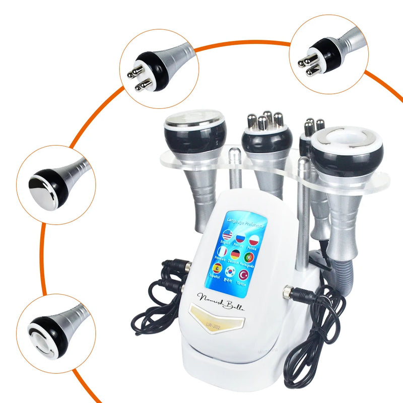 40K 4IN1 Cavitation  Body Slimming Machine Beauty   Massager Skin Tighten Face Lifting Vacuum Suction With Gel （Fast Shipping） - PrimeandBeauty