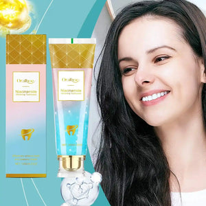 Niacinamide Whitening Toothpaste Remove Yellow Teeth Smoke Stains Improve Oral Smell Breath Fresh Tooth Bleaching Care Product - PrimeandBeauty