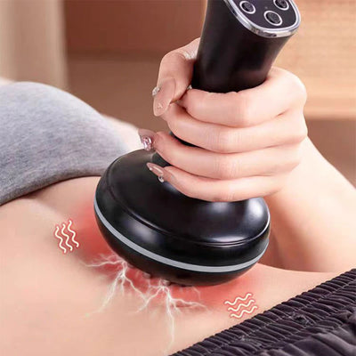 Household electric meridian brush leg abdomen shoulder and neck massager scraping instrument relax the muscles of the whole body - PrimeandBeauty