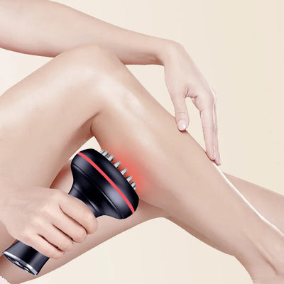 Household electric meridian brush leg abdomen shoulder and neck massager scraping instrument relax the muscles of the whole body - PrimeandBeauty