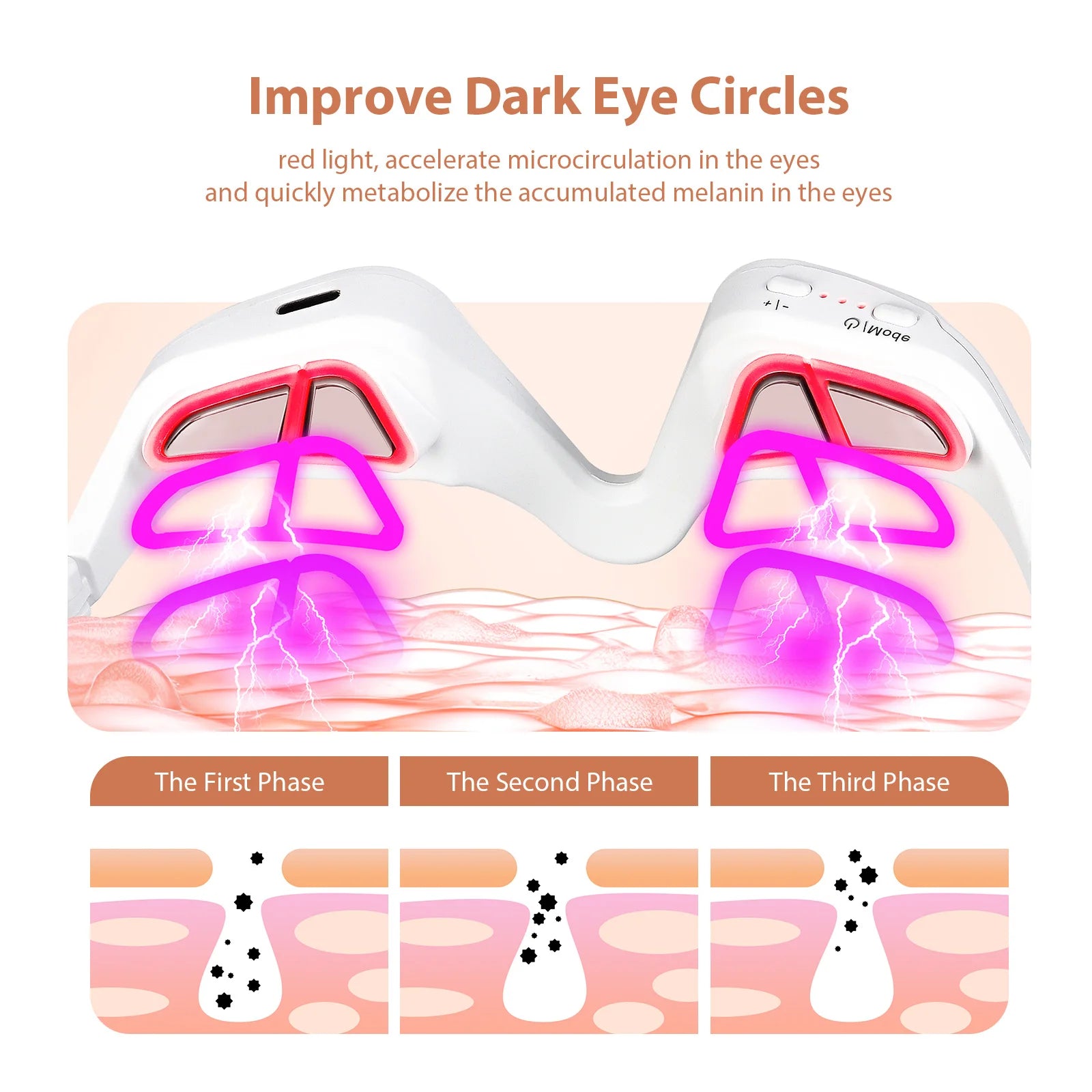 EMS Red Light Eye Massager – Anti-Wrinkle & Dark Circle Remover