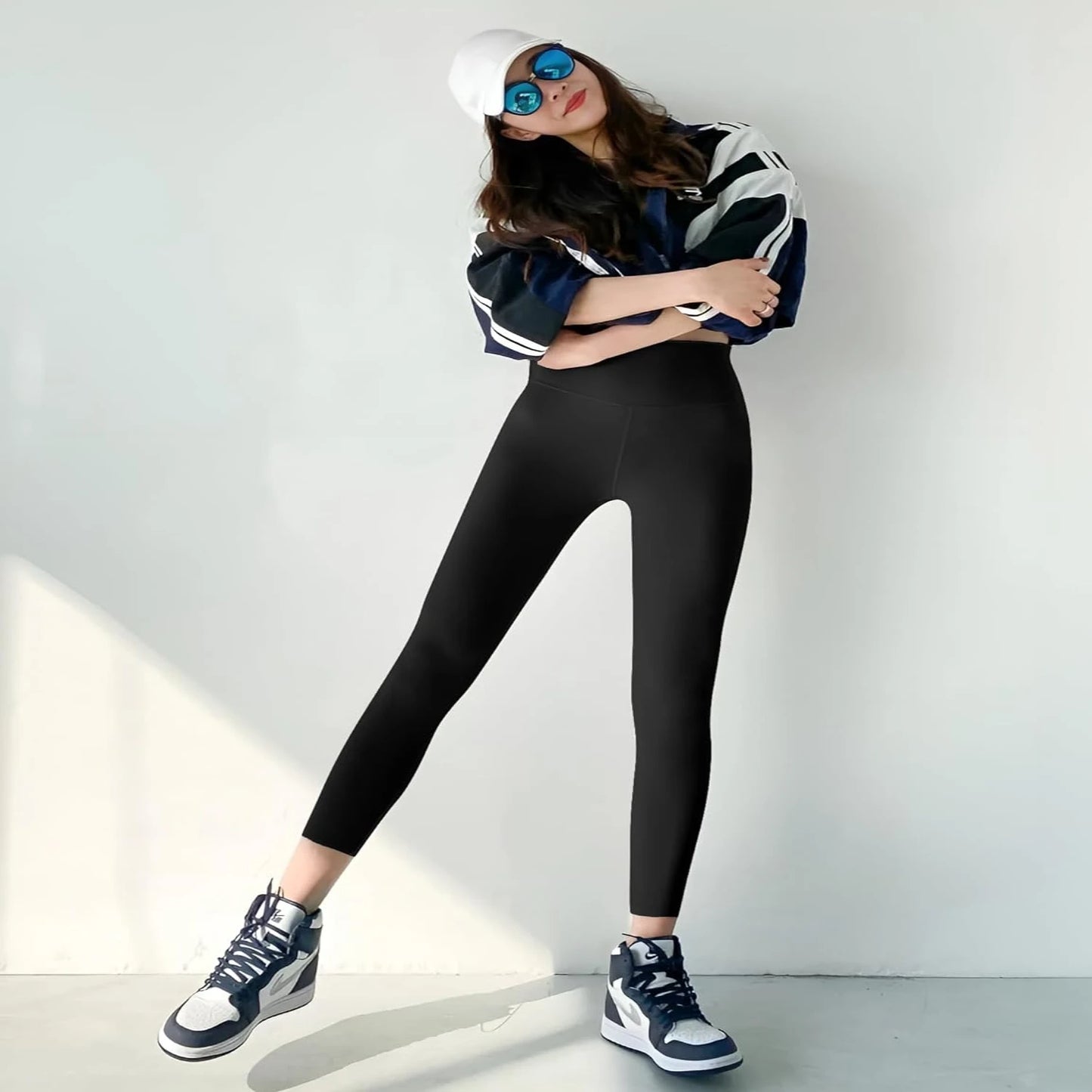 Flattering, cozy, and chic high-waisted athletic leggings 3-Pack for women - Perfect for running, yoga, and workouts - Comfortab - PrimeandBeauty