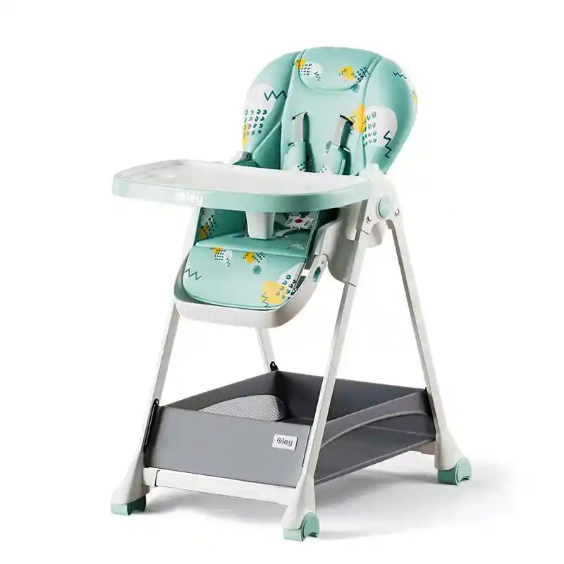 Multifunctional Foldable Baby High Chair Adjustable Height Feeding Chair Can Sit Can Lie Toddle Play Chair - PrimeandBeauty