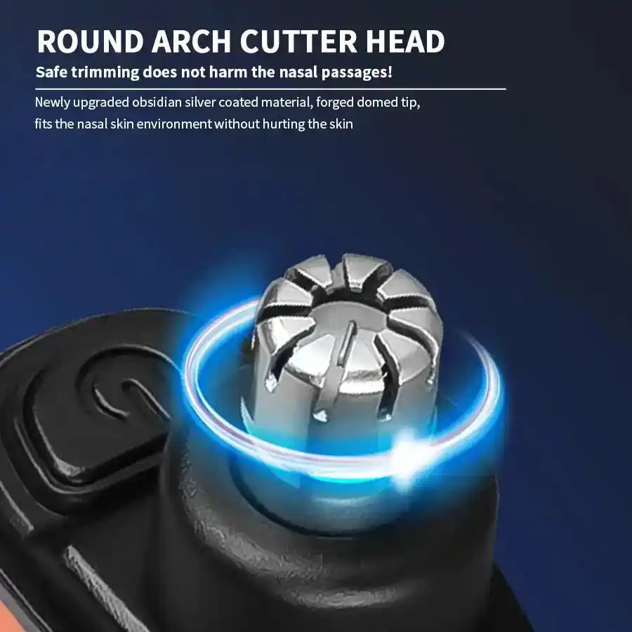 2 In 1 Electric Portable Ear And Nose Hair Trimmer Clipper 2024 Professional Painless Portable Eyebrow For Men - PrimeandBeauty