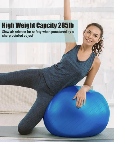 Yoga Ball Workout Ball, Explosion-proof Anti-Slip Stability Ball, Swiss Ball Physiotherapy, Balance Ball Chair - PrimeandBeauty
