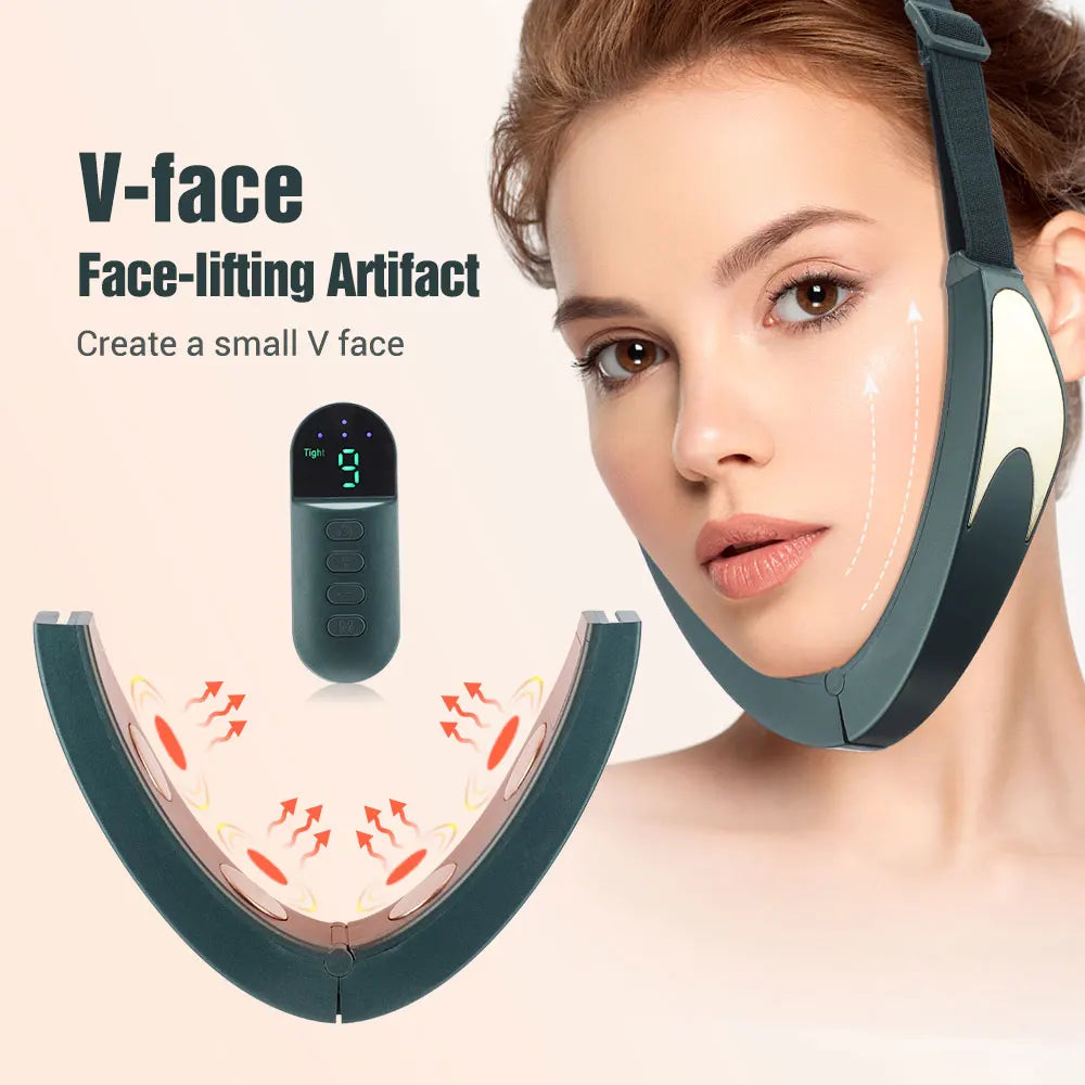 Microcurrent V-Face Lifting Device