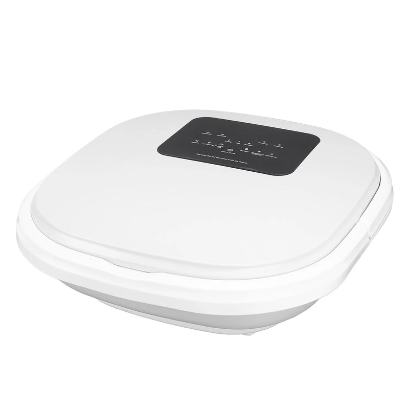 Foot Massager Spa Soaker Foot Soak Tub Smart Foldable 420W 8L Large Capacity Heating Foot Massager Spa Soaker with 8 Set Rollers - PrimeandBeauty