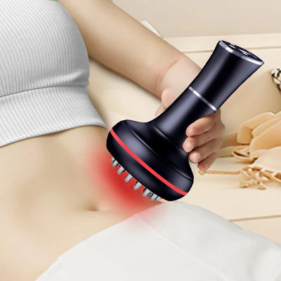 Household electric meridian brush leg abdomen shoulder and neck massager scraping instrument relax the muscles of the whole body - PrimeandBeauty