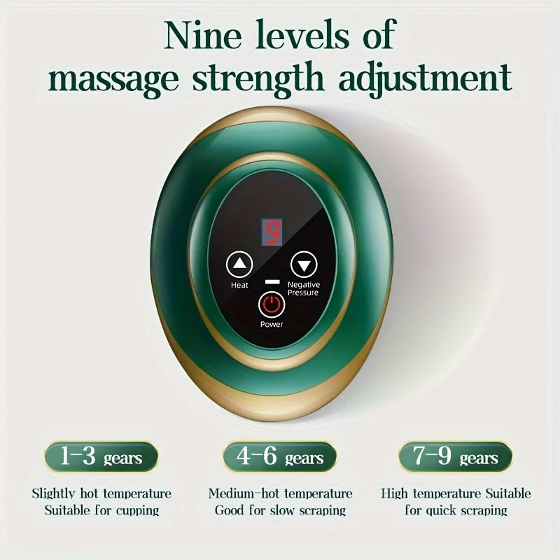 Electric Massage Meridian Brush Universal Body Dredging Cupping Scraping Instrument  Abdominal And Back Massager For Home - PrimeandBeauty