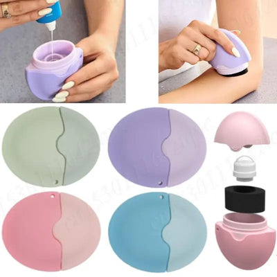 55ML Sunscreen Applicator Portable Refillable Roll on Sponge Applicator Silicone Suncream Lotion Applicators for Family Travel - PrimeandBeauty