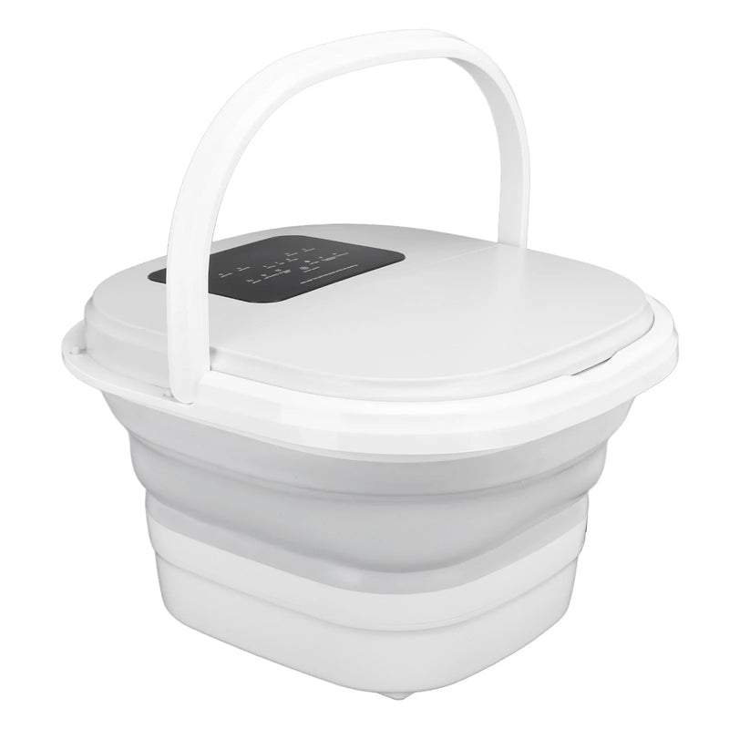 Foot Soak Tub Smart Foldable 420W 8L Large Capacity Heating Foot Massager Spa Soaker with 8 Set Rollers - PrimeandBeauty