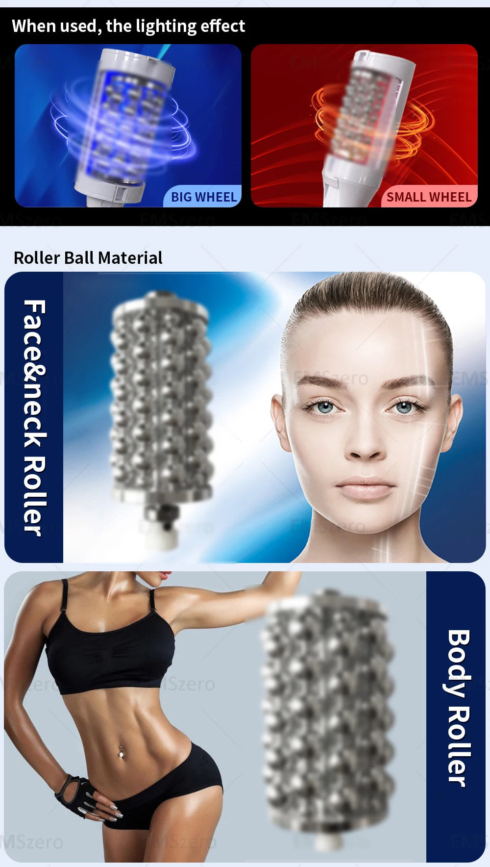 Hot Selling slimming massage cellulite Body Facial Treatment 360 Degree Vibration therapy Inner Ball Roller fat removal Machine - PrimeandBeauty