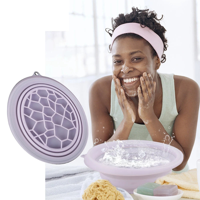 Portable Foldable Face Ice Bath Bowl for Cold Therapy & Skincare