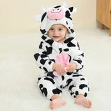 Umorden Infant Toddler Rabbit Dog Lion Tiger Dinosaur Costumes Baby Boys Girls Kigurumi Cartoon Animal Romper Halloween Purim - PrimeandBeauty