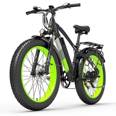 E-bike Vélo électrique à grosse opathie pour adulte, Moteur 1000W, batterie 17,5 AH, 7 vitesses, carton hydraulique, XC4000