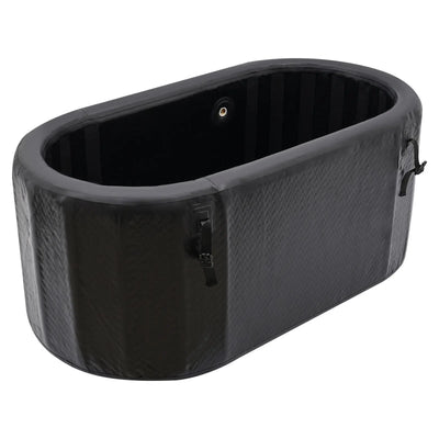 Large 370 Litre Ice Bath Inflatable Cold Water Therapy Tub Compact Immersion Tray - PrimeandBeauty