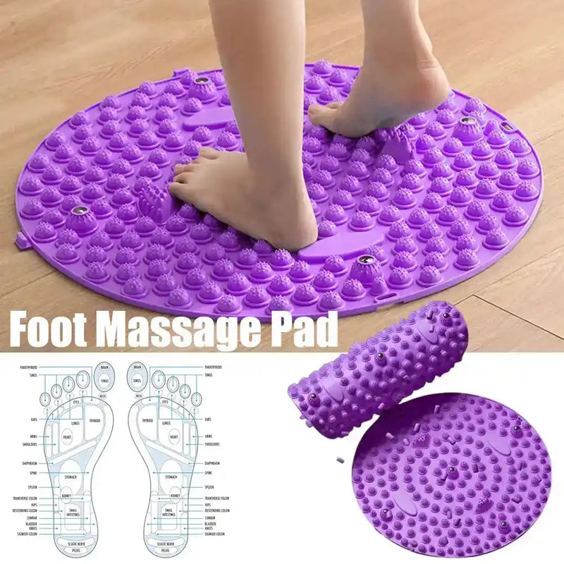 Fingerpressure Board Foot Massage Pad Health Walk Pressure Board Foot Massage Pad Foot Yoga Acupressure Mat Training Accessories - PrimeandBeauty