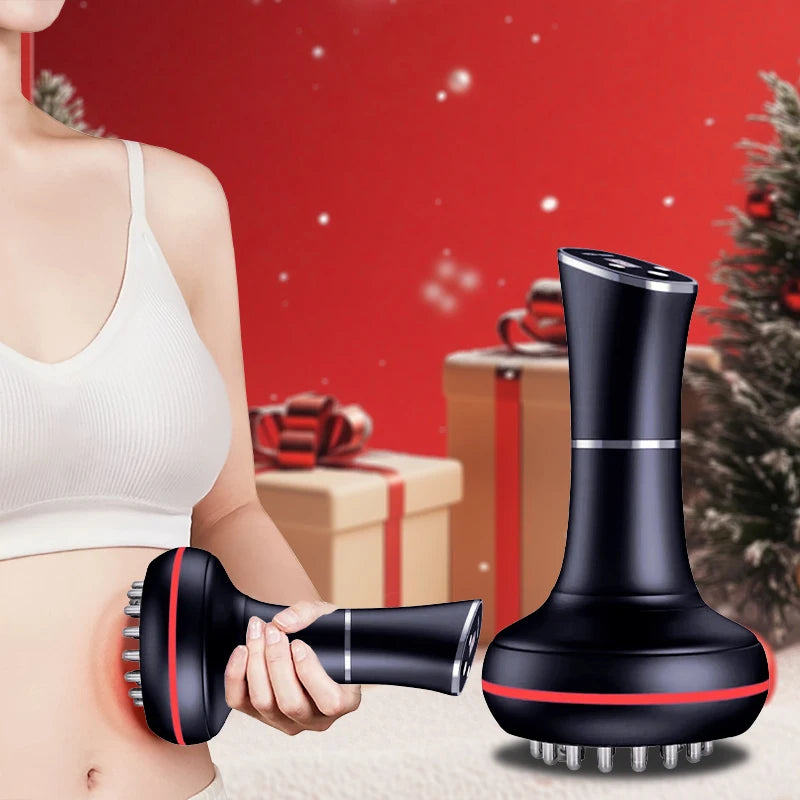 Household electric meridian brush leg abdomen shoulder and neck massager scraping instrument relax the muscles of the whole body - PrimeandBeauty