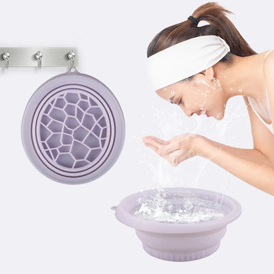 Portable Foldable Face Ice Bath Bowl for Cold Therapy & Skincare