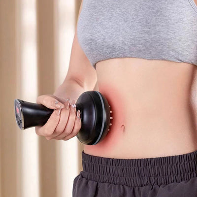 Household electric meridian brush leg abdomen shoulder and neck massager scraping instrument relax the muscles of the whole body - PrimeandBeauty