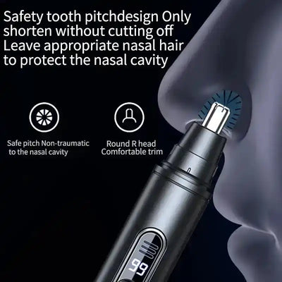 Mini Pocket Nose Hair Trimmer Painless Clipper Nose Ears Hair Eyebrow Waterproof Portable Trimmer For Men Women - PrimeandBeauty