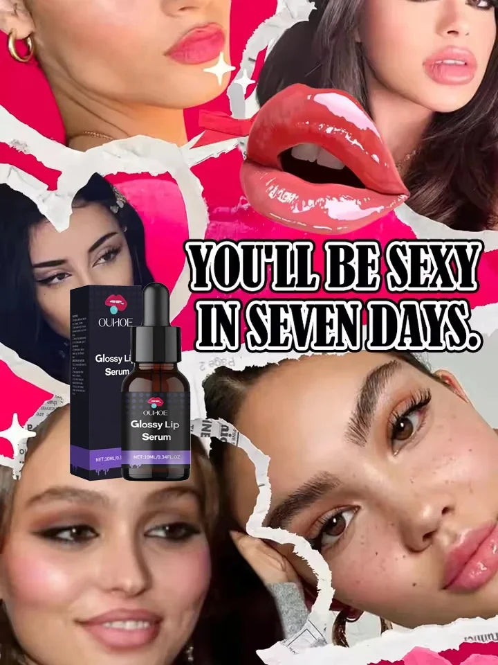 Instant Lip Plumping Essential Oil Nourishing Antiwrinkle Moisturising Sexy Lip Care Ultimate Plumping Lip Gloss Serum Cosmetics