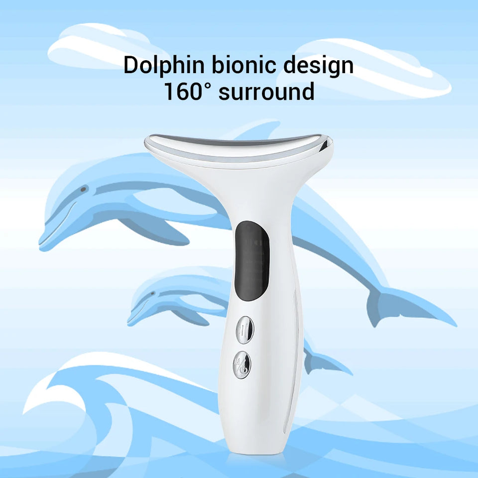 Neck Beauty Device EMS Microcurrent Chin Lifting Face Neck Facial Massager Anti Wrinkle Firming Lifting Lighten Neck Lines Skin