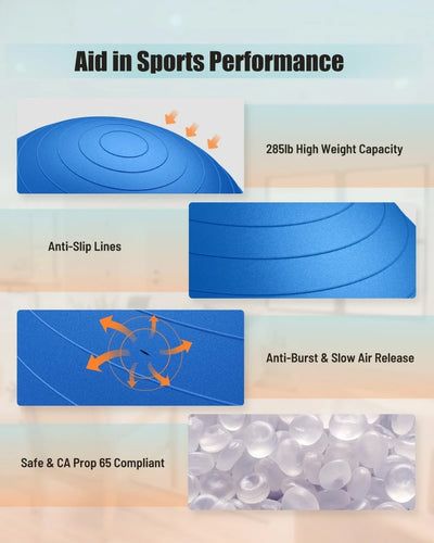 Yoga Ball Workout Ball, Explosion-proof Anti-Slip Stability Ball, Swiss Ball Physiotherapy, Balance Ball Chair - PrimeandBeauty